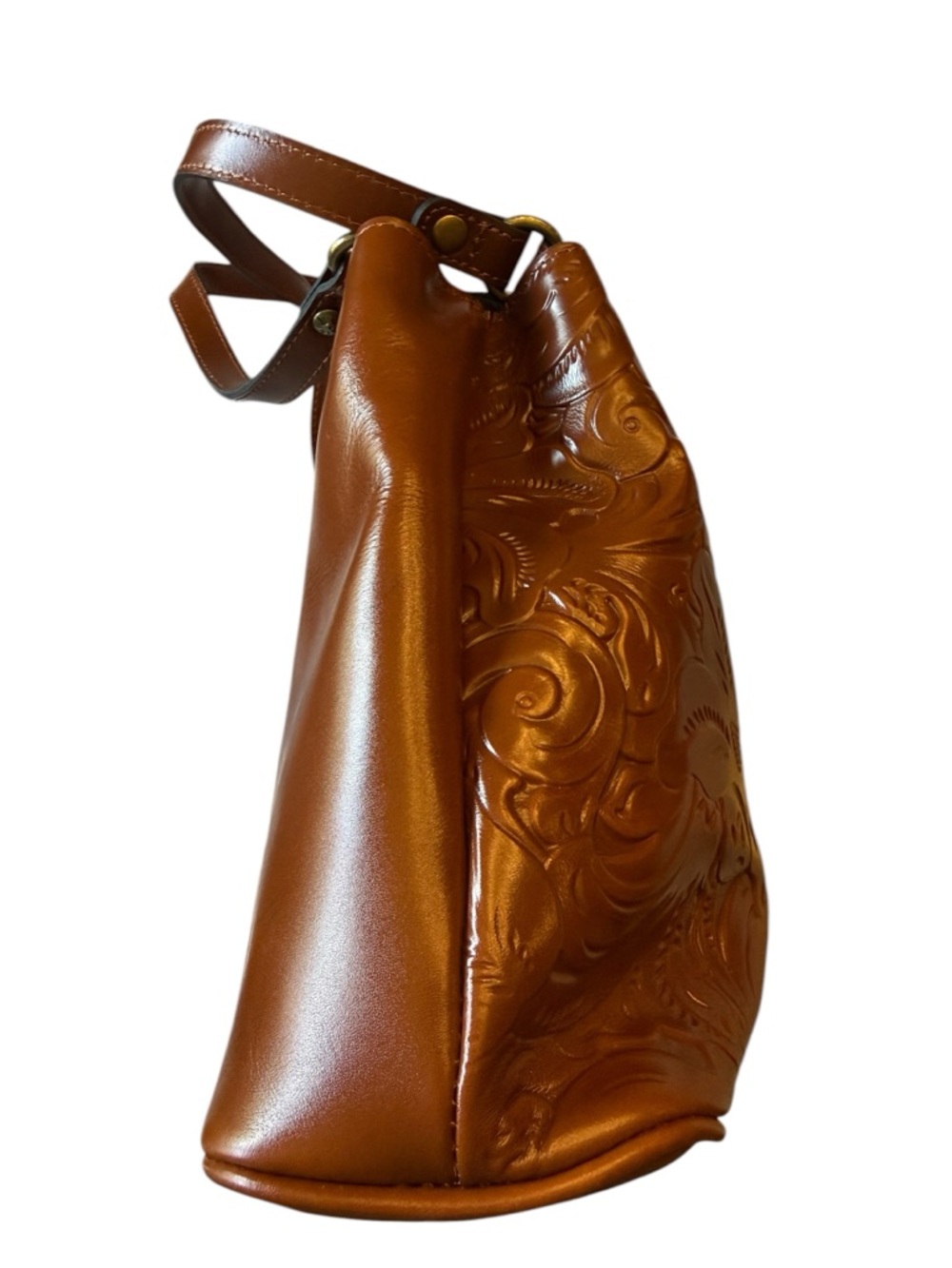 Patricia Nash NEW Women's LARONE Shoulder Bag Leather Florence $269 Western Boho - Picture 2 of 15
